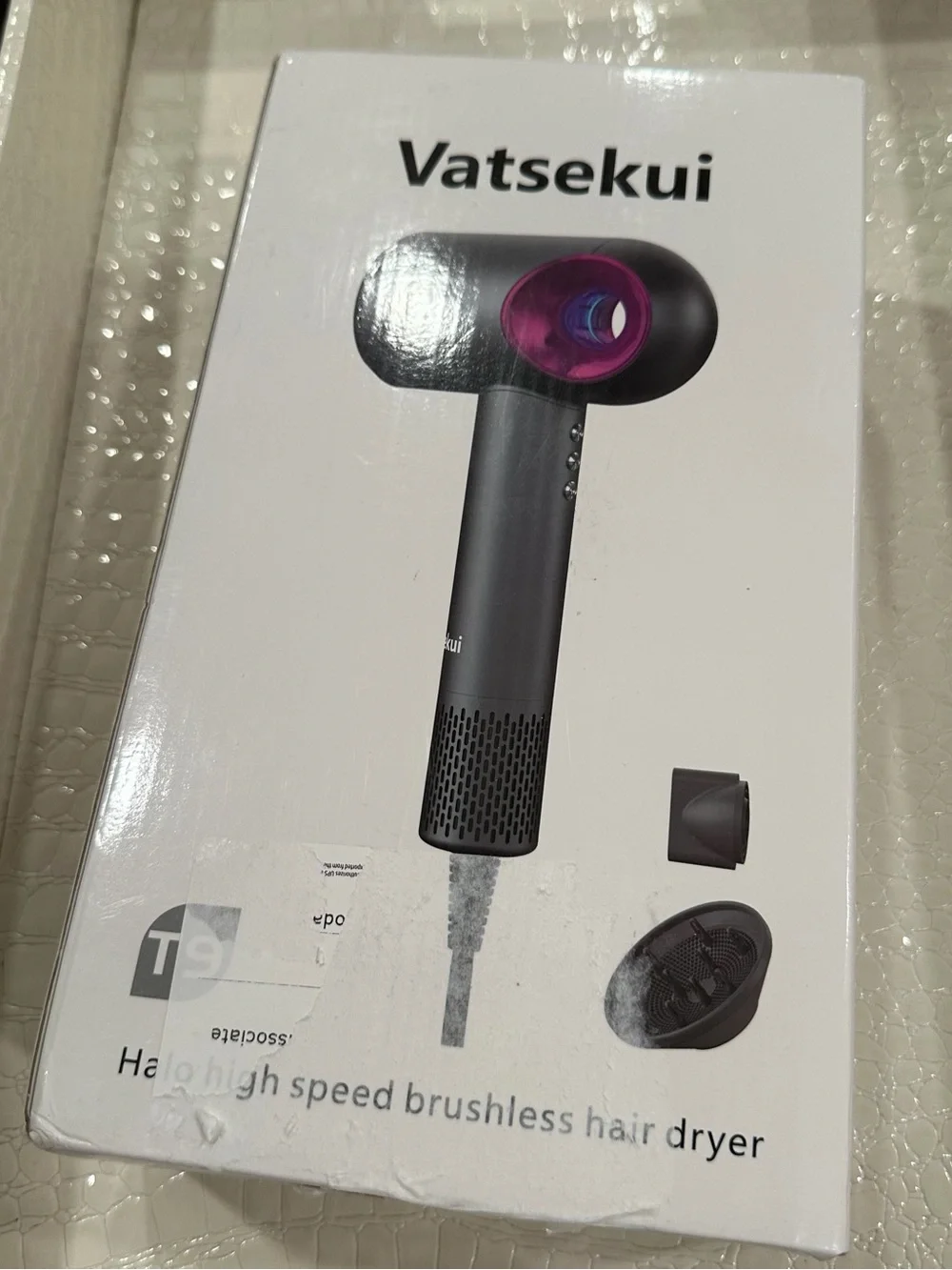 Black High-Speed‎ Brushless Hair Dryer #VB4